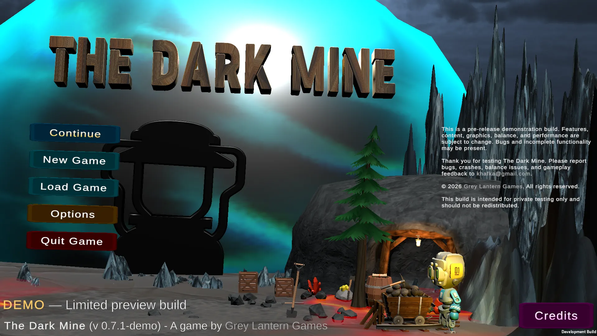 The Dark Mine key artwork